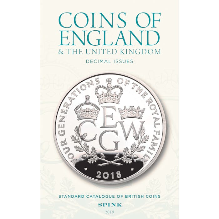 Coins of England 2019 Decimal paperback.jpg Coins of England and the United Kingdom - Token Publishing Shop